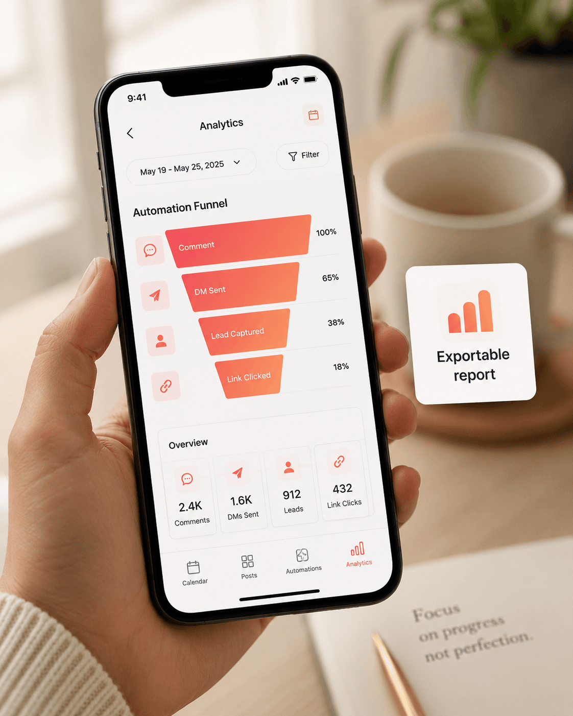 Insights & Funnel screenshot