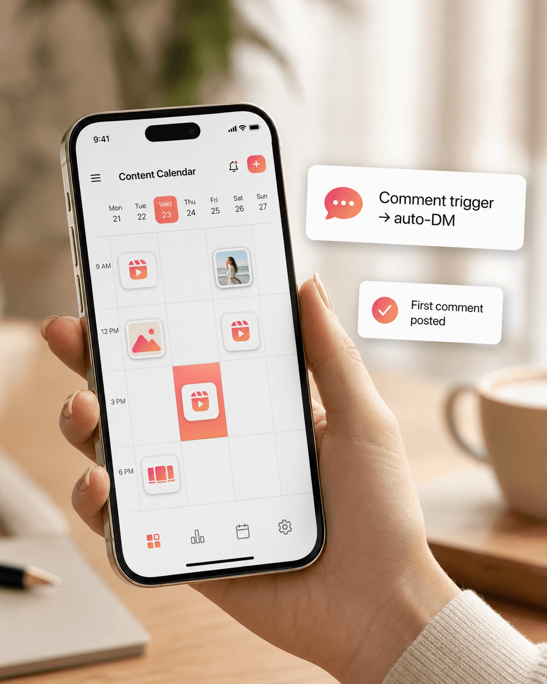 Publishing & Calendar screenshot